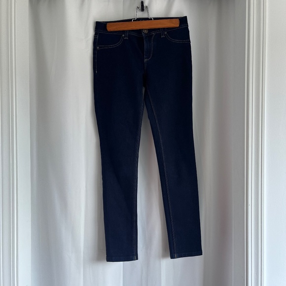 DL1961 Emma Leggings Dark Wash Skinny Jeans Size 26, Premium Denim Jegging, EUC - Picture 11 of 15